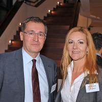 Roland Rino Büchel (Nationalrat Kt. SG, SVP) und Katrin Portmann (AGVS)